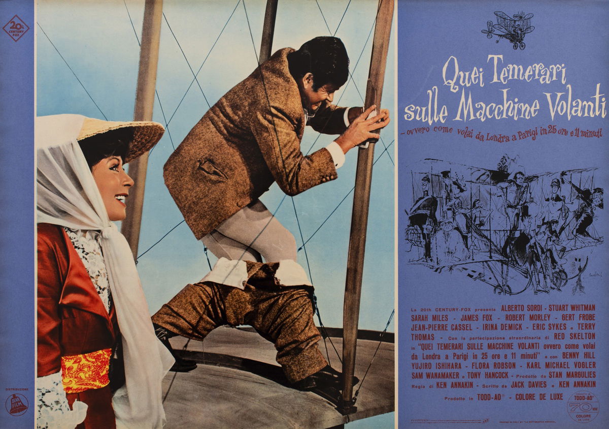 Those Magnificent Men in Their Flying Machines or How I Flew from London to Paris in 25 Hours 11 Minutes - Fotobusta 1