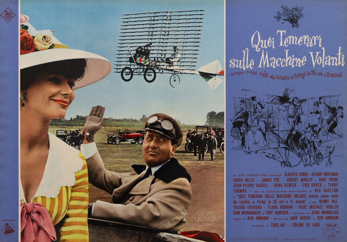 Fotobusta 2 per il film Quei temerari sulle macchine volanti (1965)