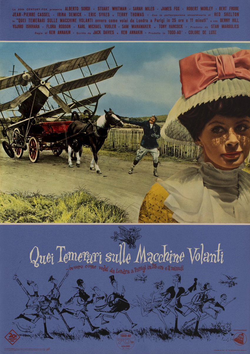 Fotobusta 4 per il film Quei temerari sulle macchine volanti (1965)