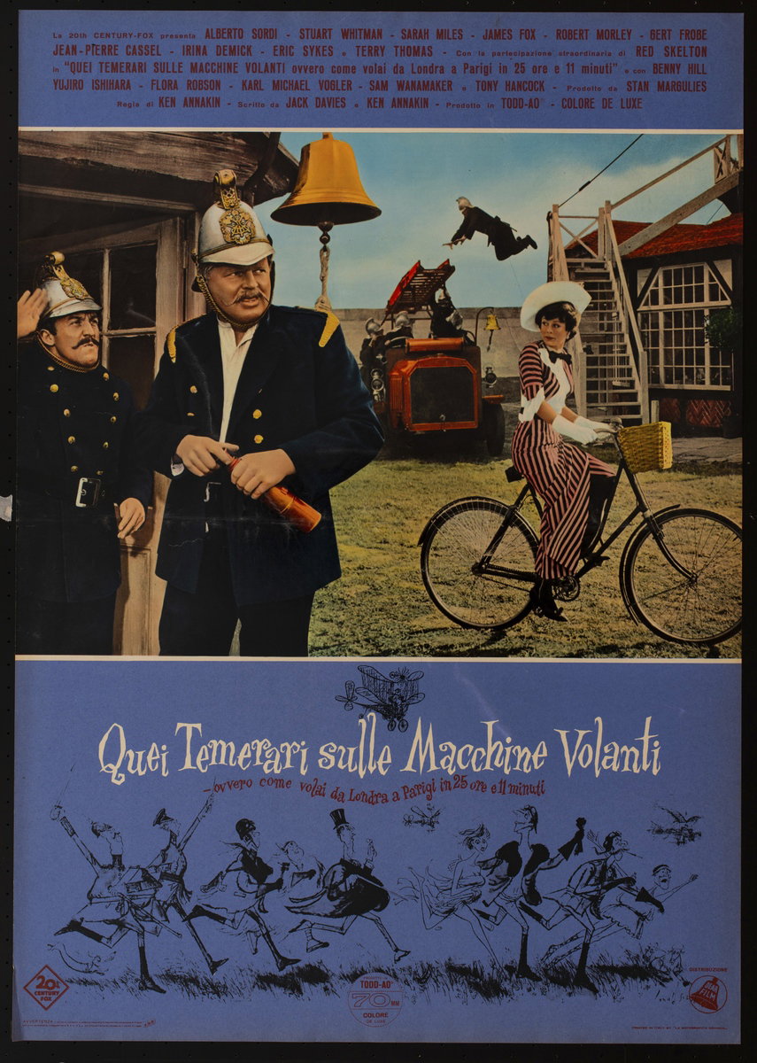 Fotobusta 6 per il film Quei temerari sulle macchine volanti (1965)