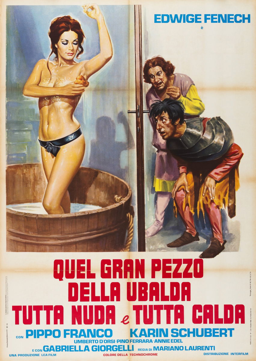 Quel gran pezzo dell'Ubalda tutta nuda e tutta calda - Manifesto 1