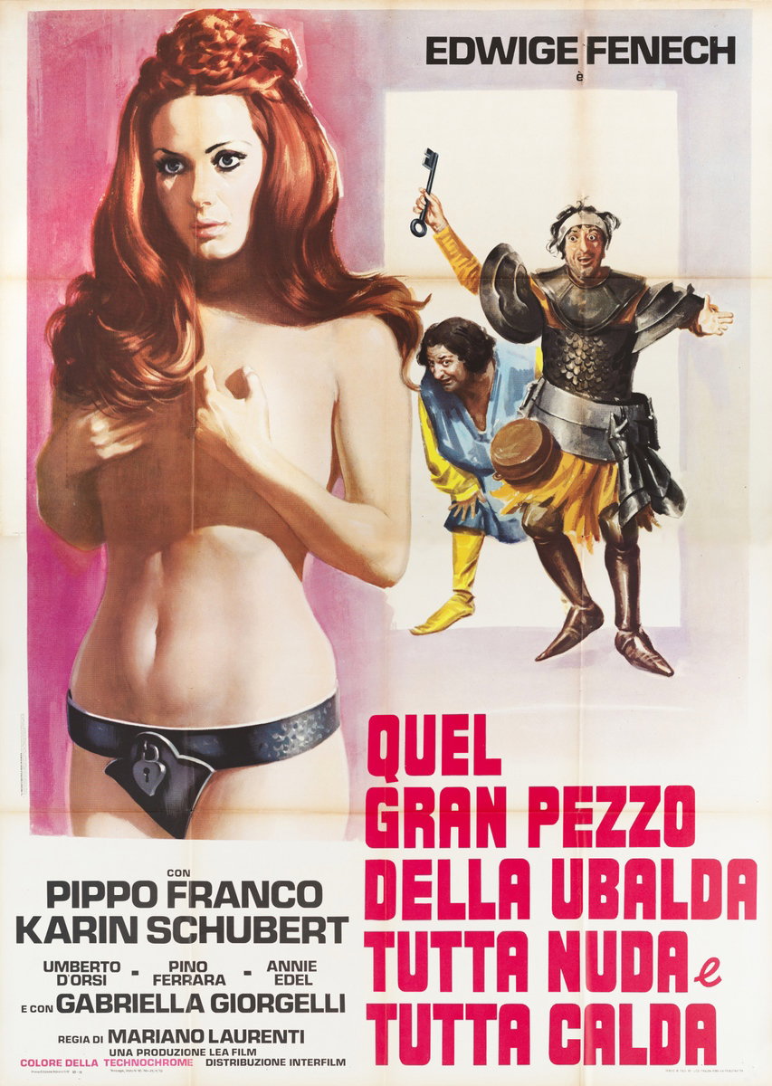Manifesto 2 per il film Quel gran pezzo dell'Ubalda tutta nuda e tutta calda (1972)