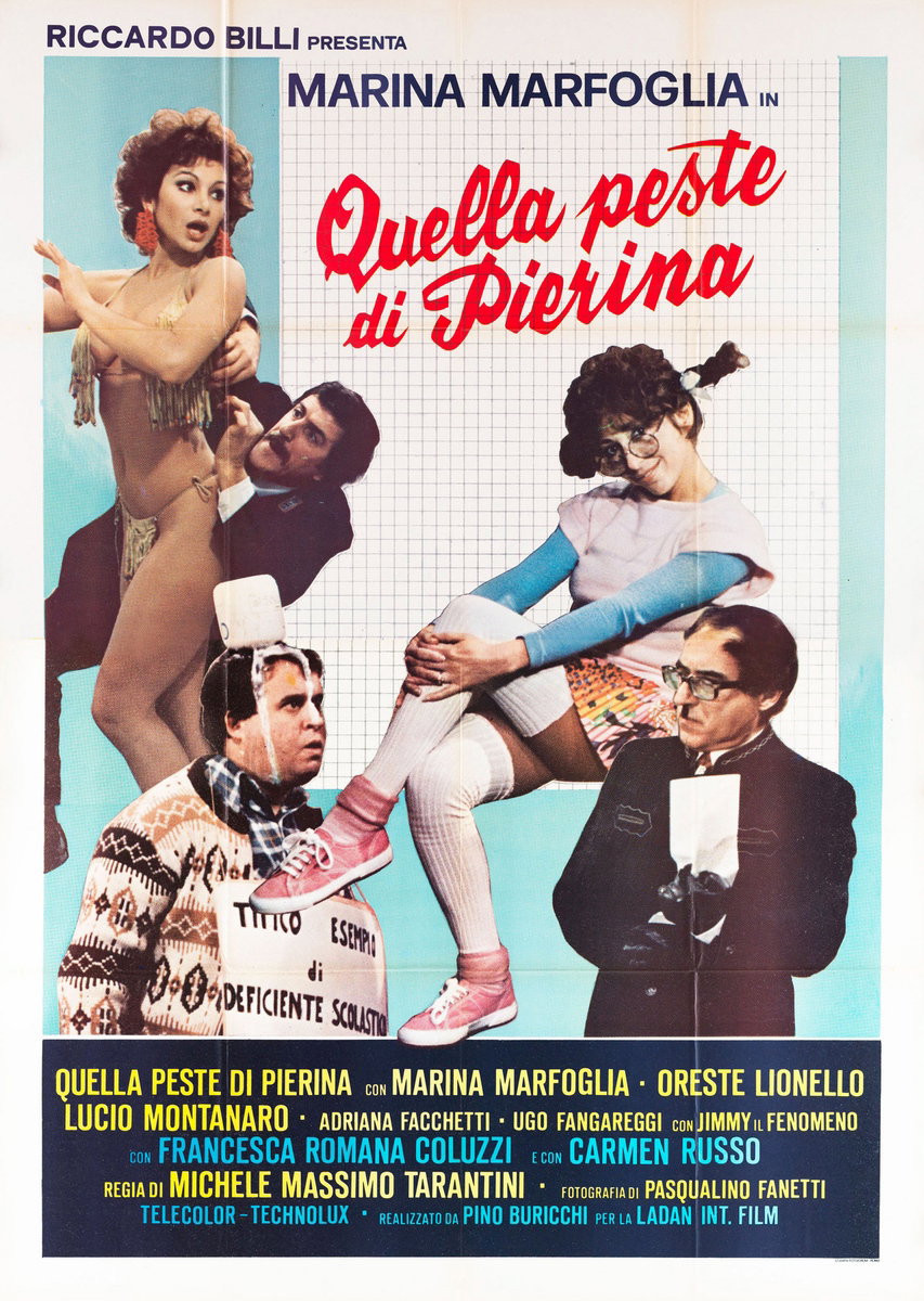 Poster 2 for the film Quella peste di Pierina (1982)