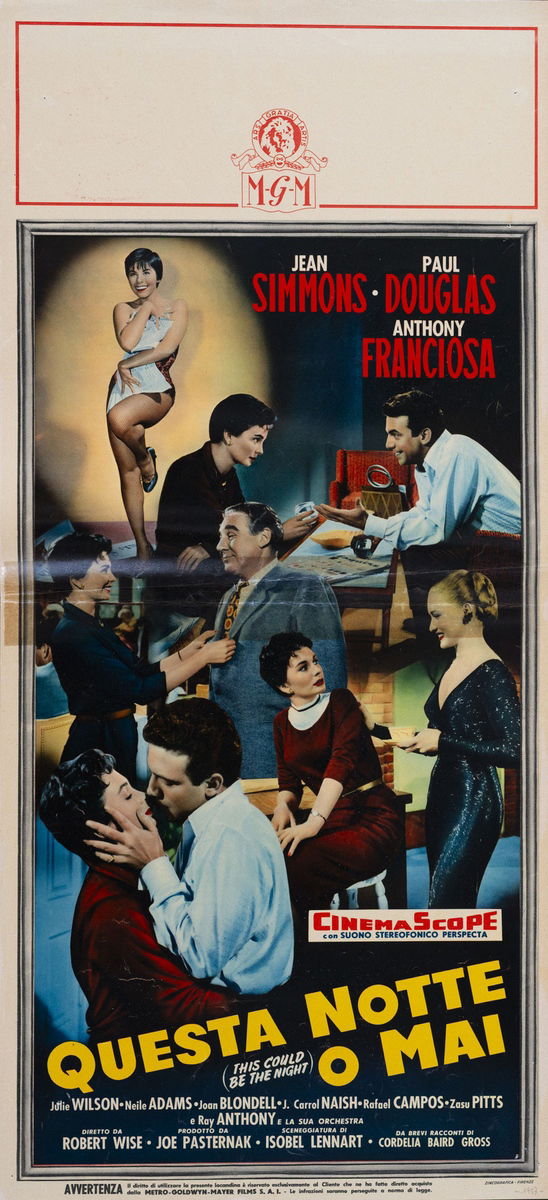 Questa notte o mai - Lobby Card 1