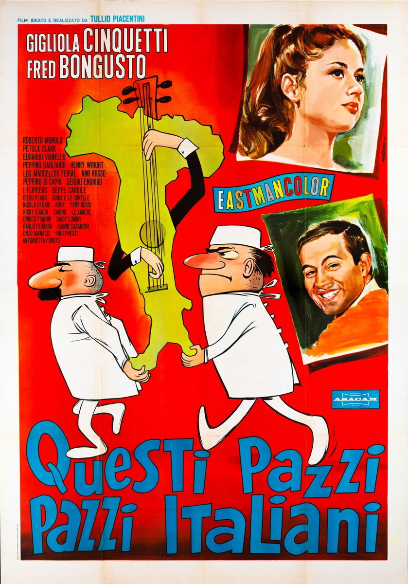 Questi pazzi, pazzi italiani - Manifesto 1