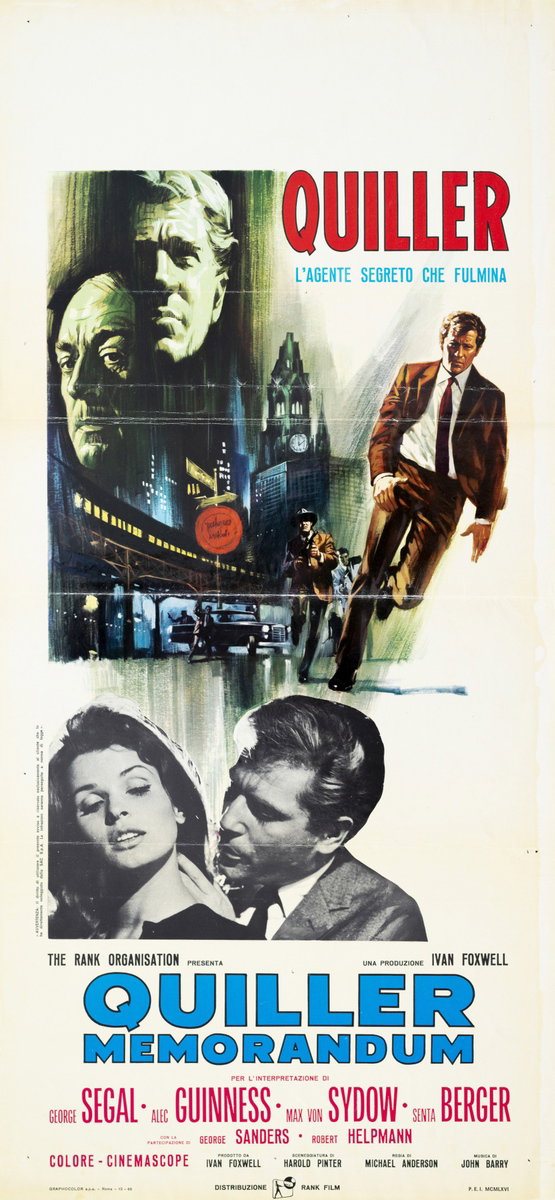 Locandina 3 per il film Quiller memorandum (1966)