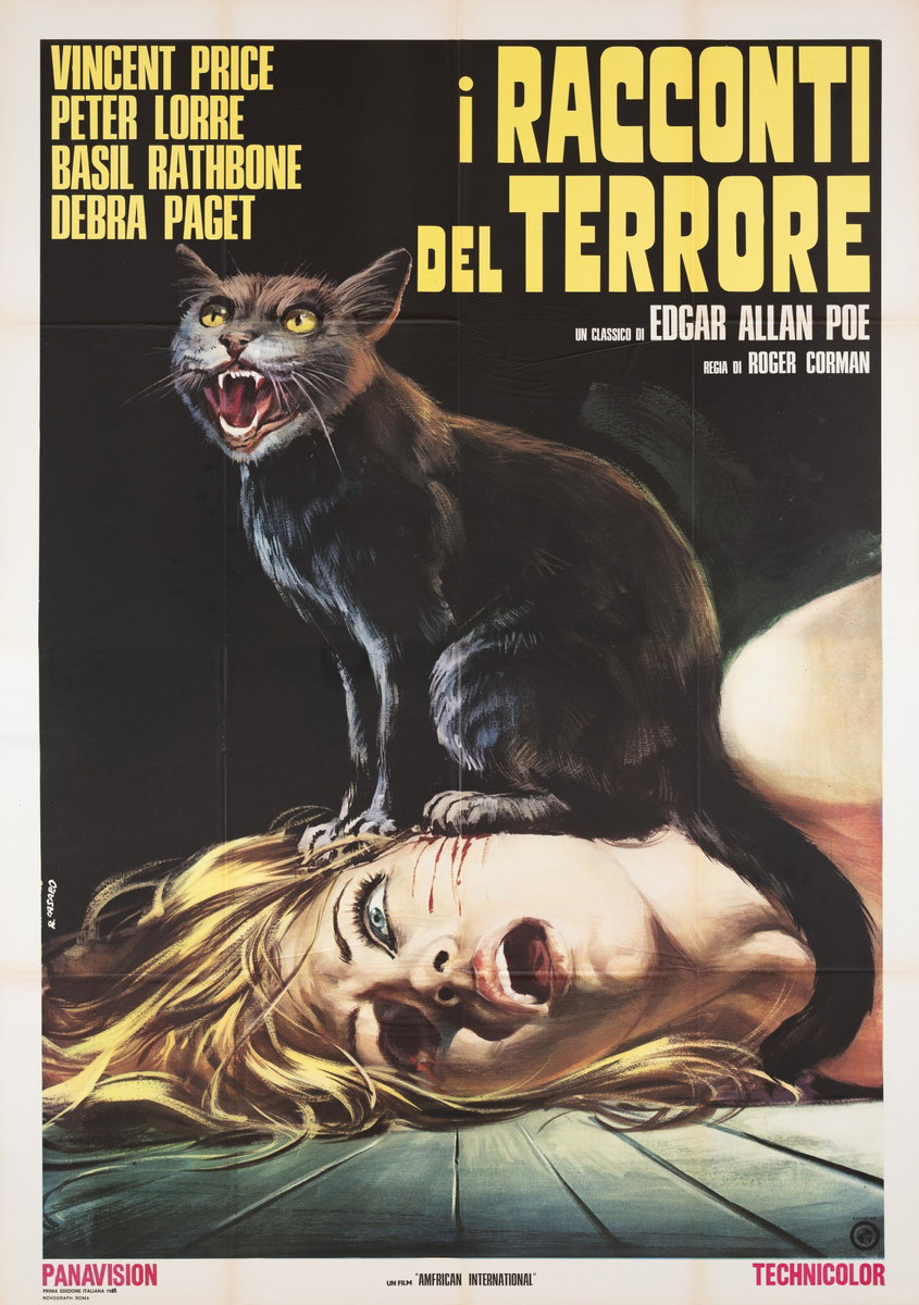 Manifesto 2 per il film I racconti del terrore (1962), dipinto da Renato Casaro (Renè)