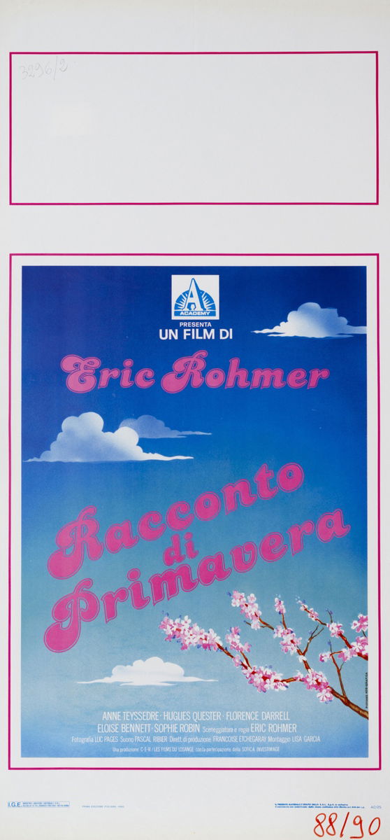 Racconto di primavera - Locandina 1