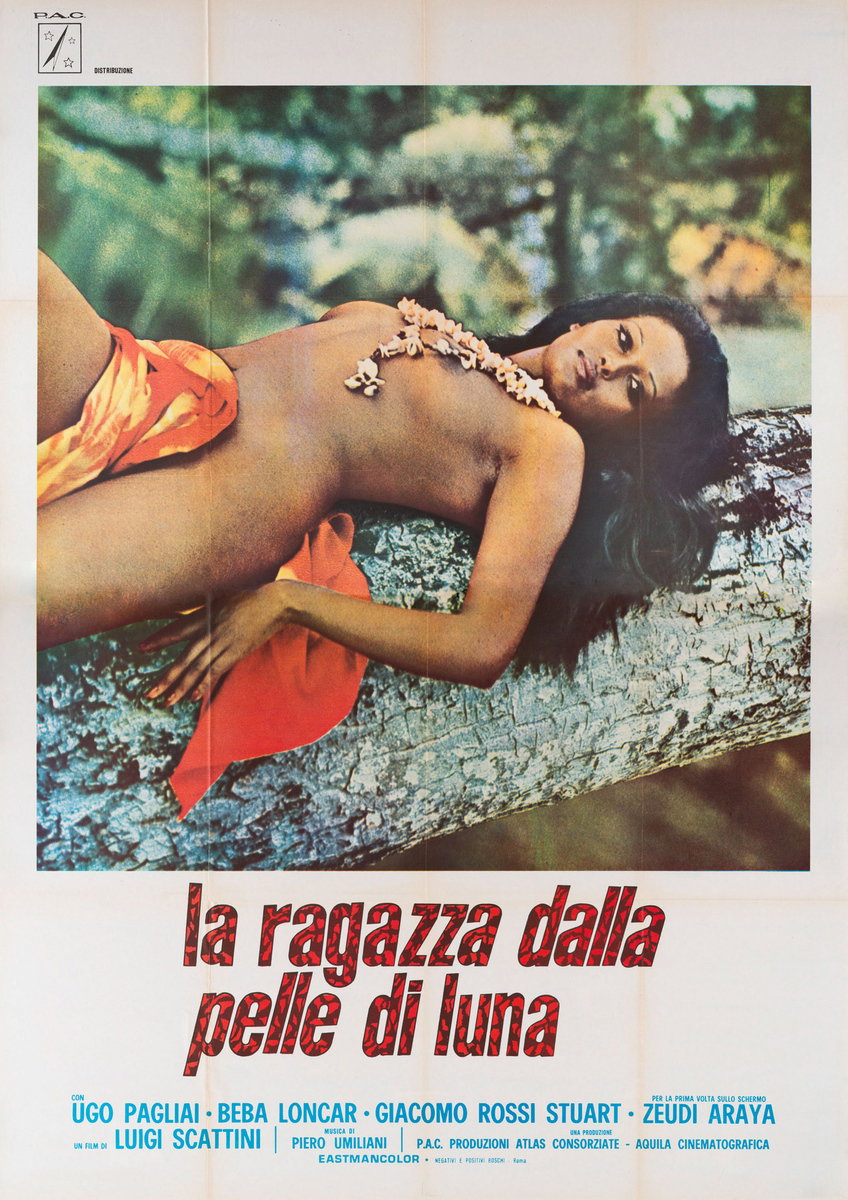 Manifesto 2 per il film La ragazza dalla pelle di luna (1972)