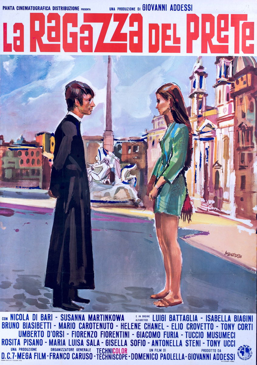 La ragazza del prete - Manifesto 1