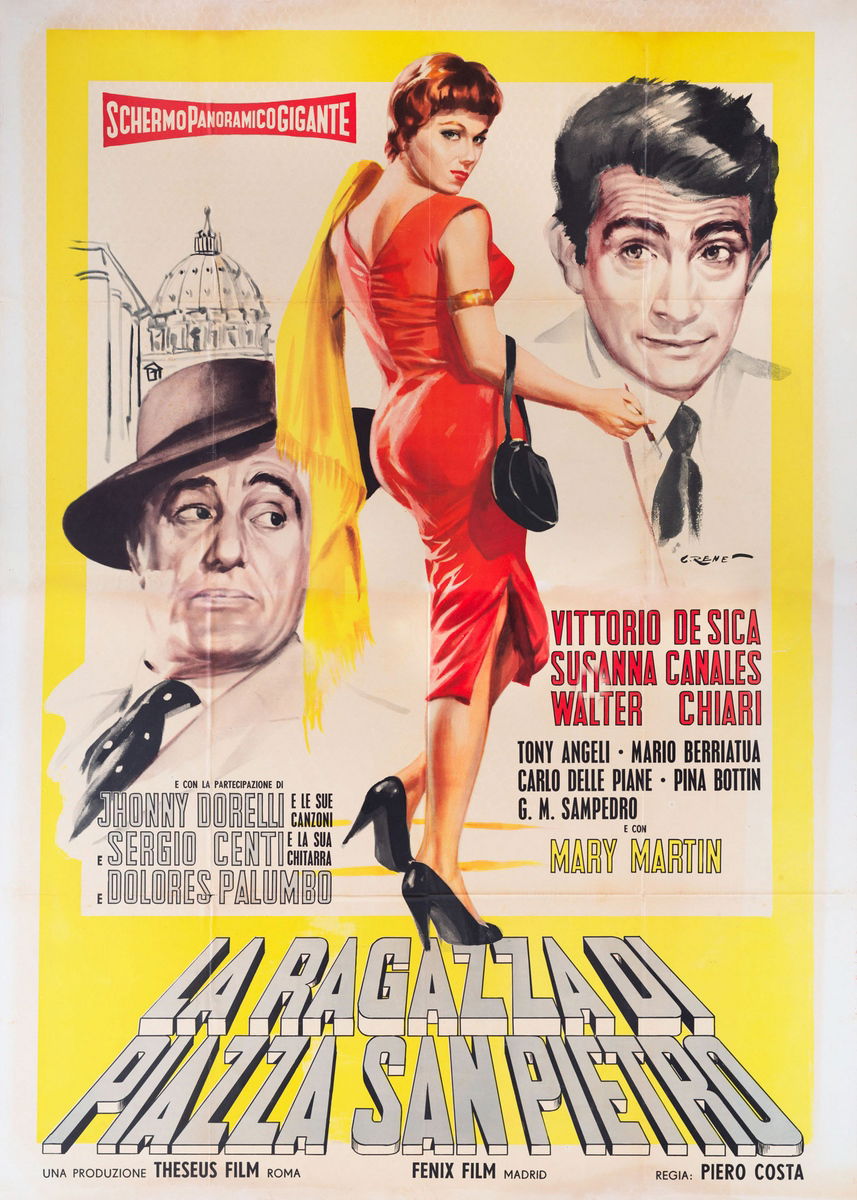 La ragazza di Piazza San Pietro - Manifesto 1