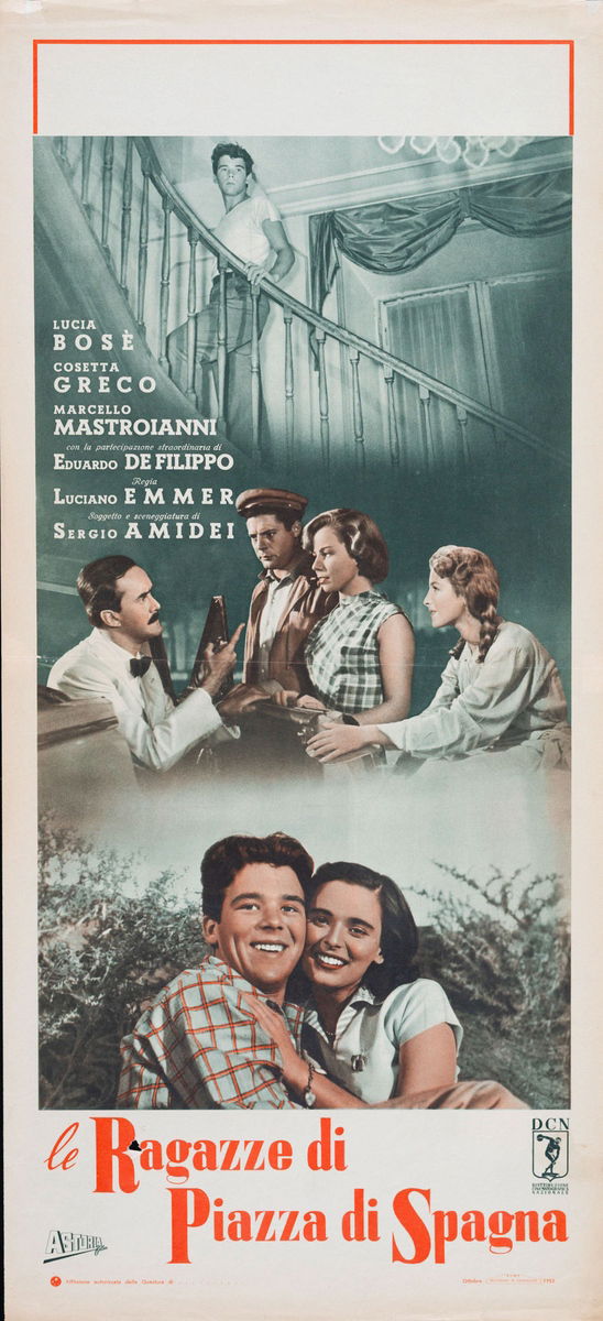 Three Girls from Rome - Lobby Card 1