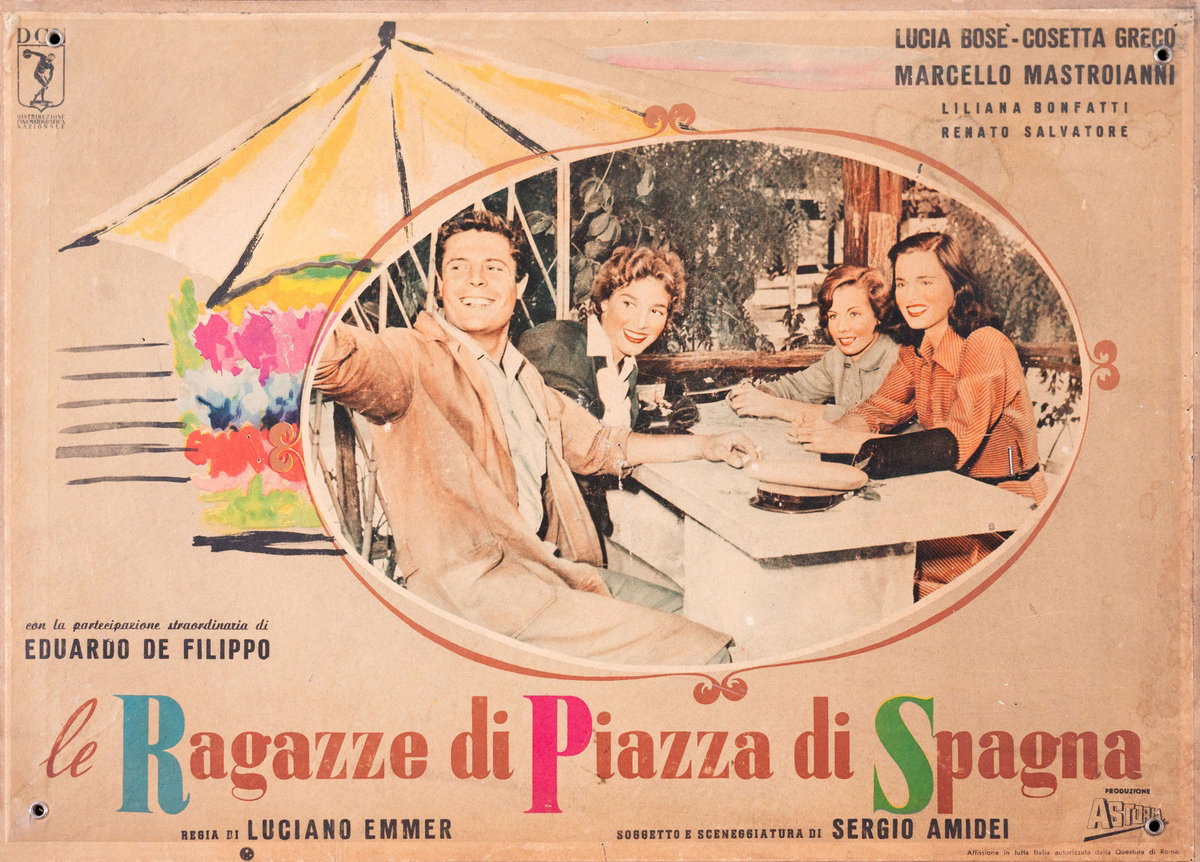 Fotobusta 2 per il film Le ragazze di Piazza di Spagna (1952)