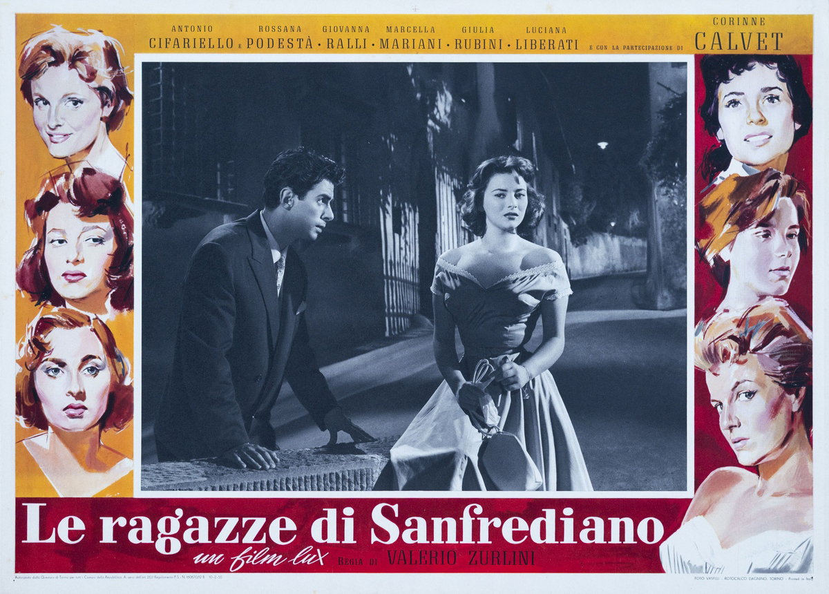 Fotobusta 8 per il film Le ragazze di San Frediano (1955)