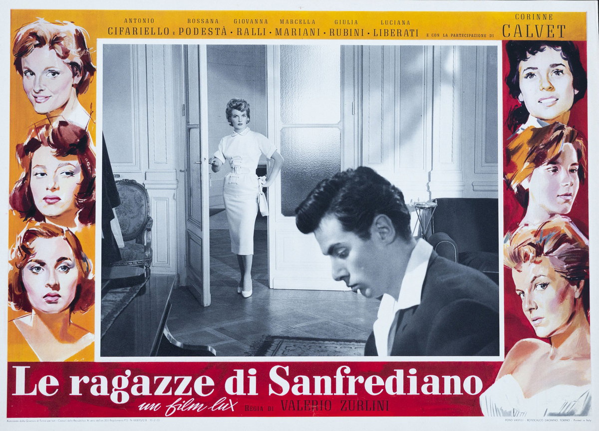 Fotobusta 5 per il film Le ragazze di San Frediano (1955)