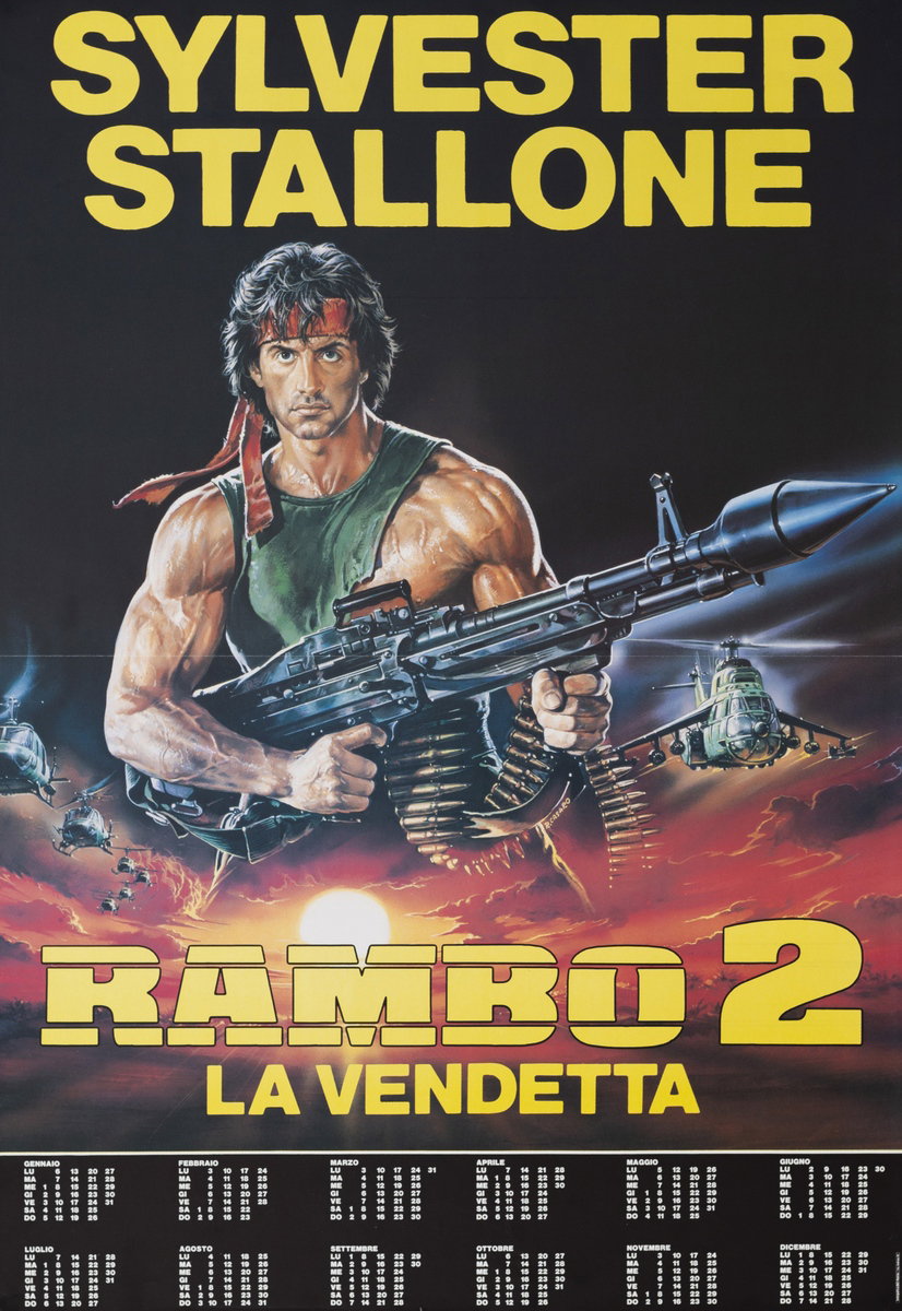 Rambo 2 - La vendetta - Manifesto 2
