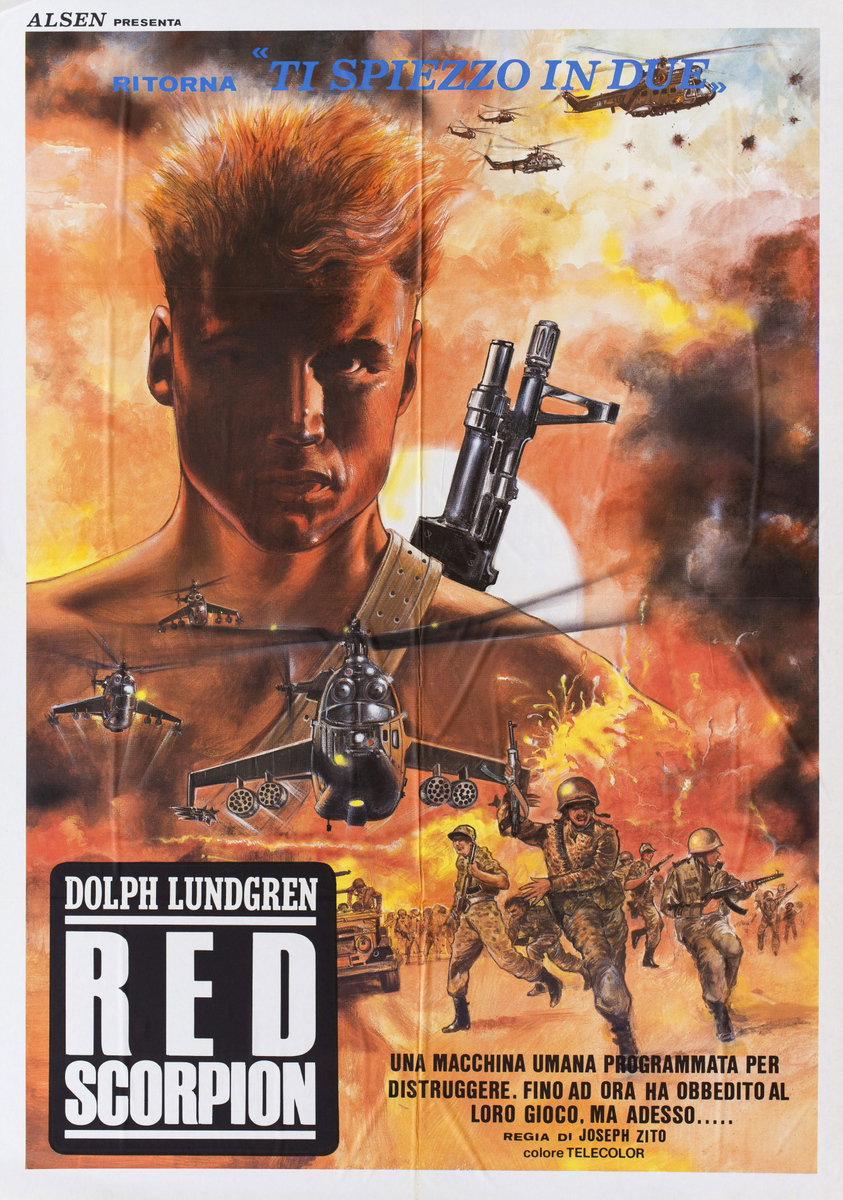 Scorpione Rosso - Manifesto 1