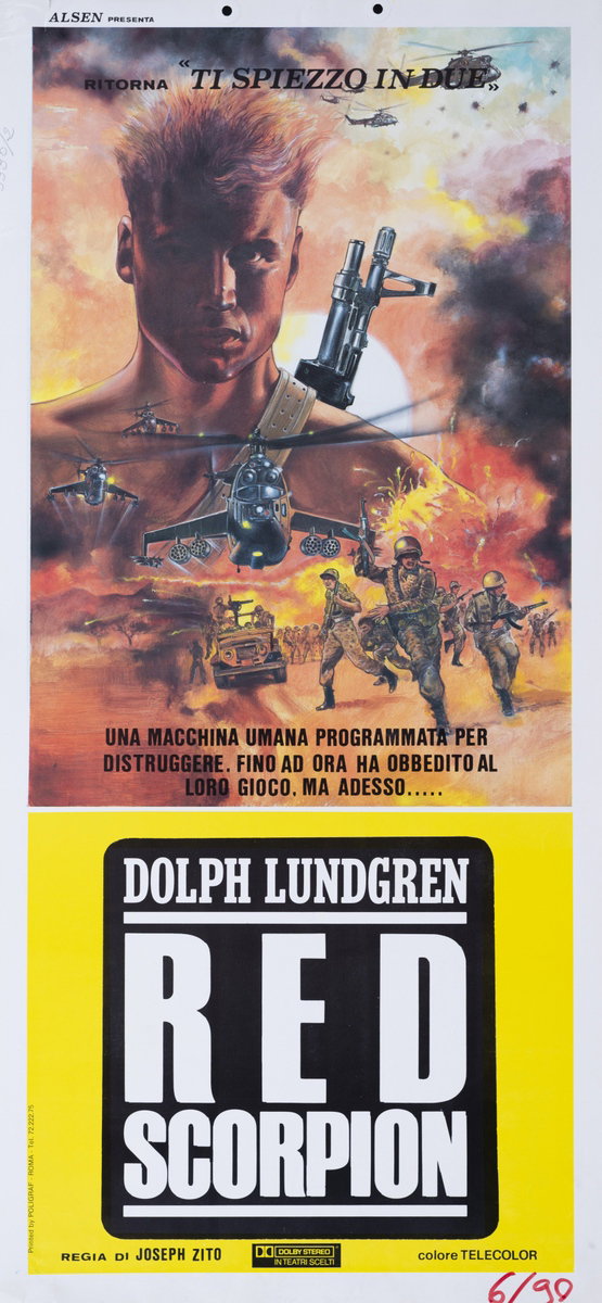 Red Scorpion - Lobby Card 1