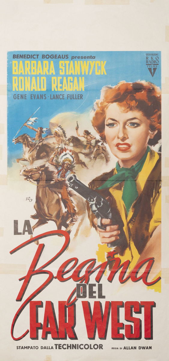 Cattle Queen of Montana - Lobby Card 1