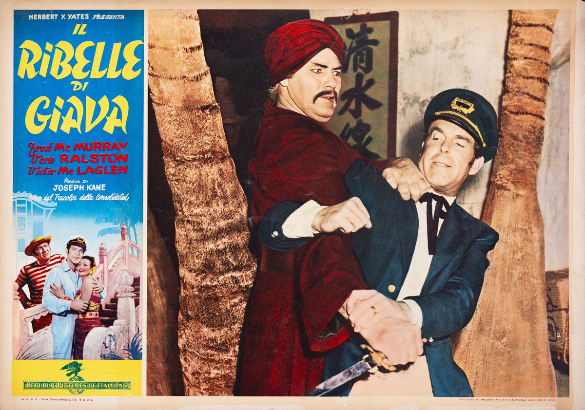 Fotobusta 2 per il film Il ribelle di Giava (1953)