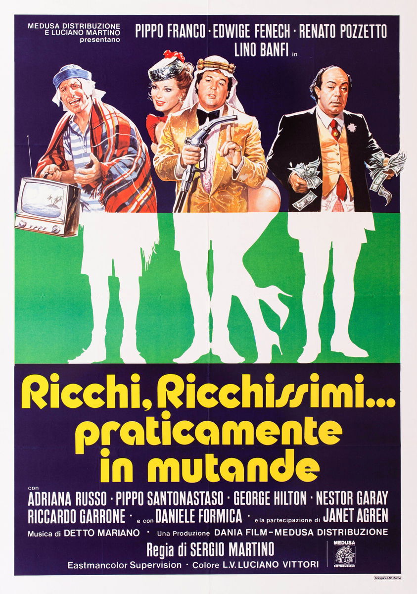 Ricchi, ricchissimi... praticamente in mutande - Manifesto 1