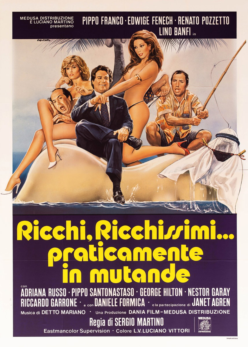 Ricchi, ricchissimi... praticamente in mutande - Manifesto 2