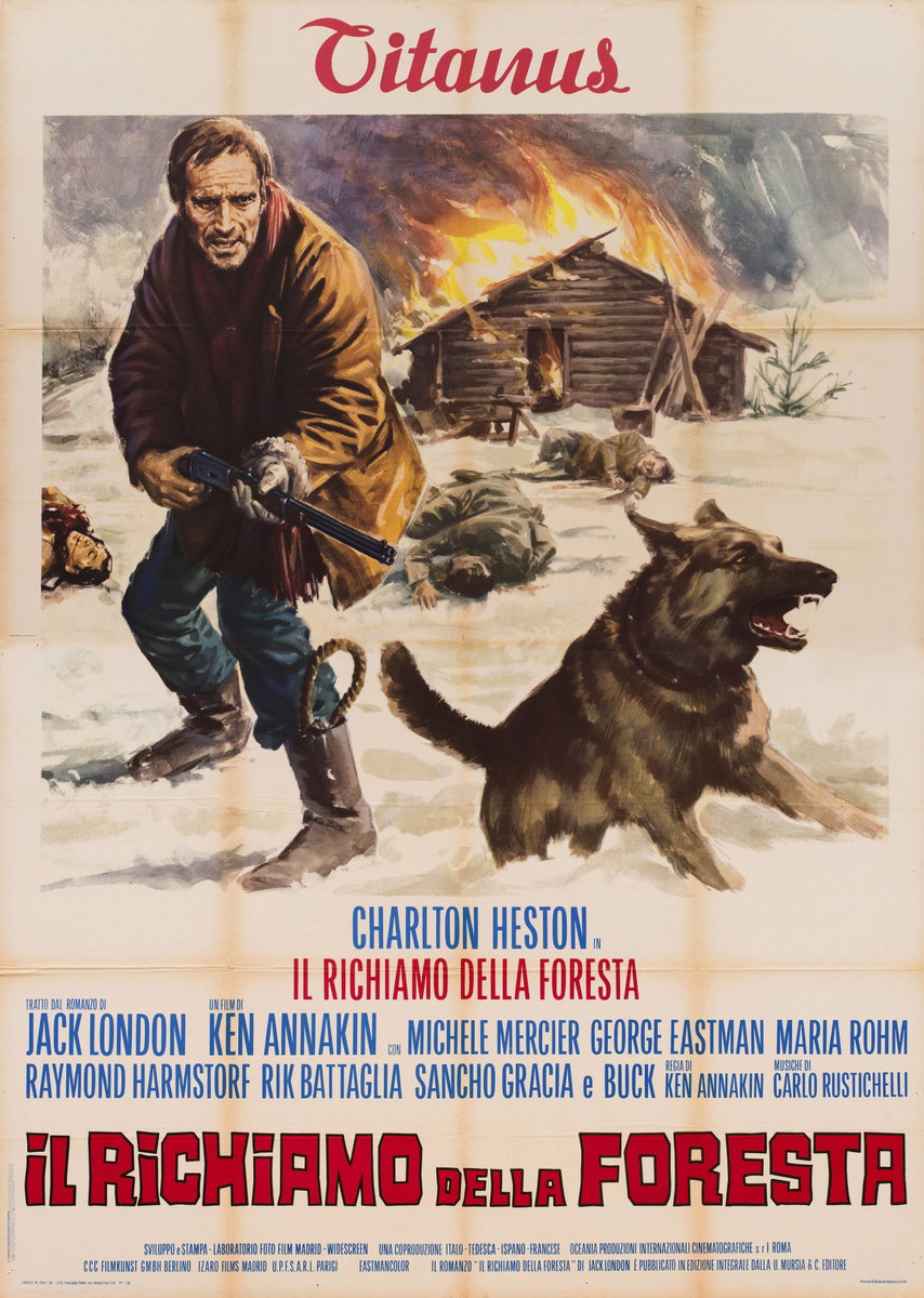 Manifesto 2 per il film Il richiamo della foresta (1972)