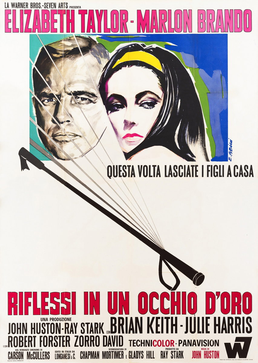 Riflessi in un occhio d'oro - Manifesto 2