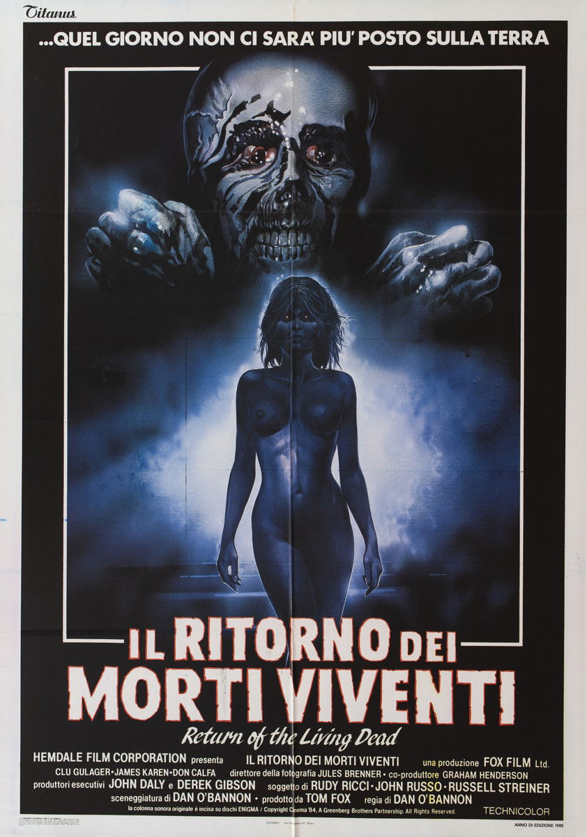 Il ritorno dei morti viventi - Manifesto 1