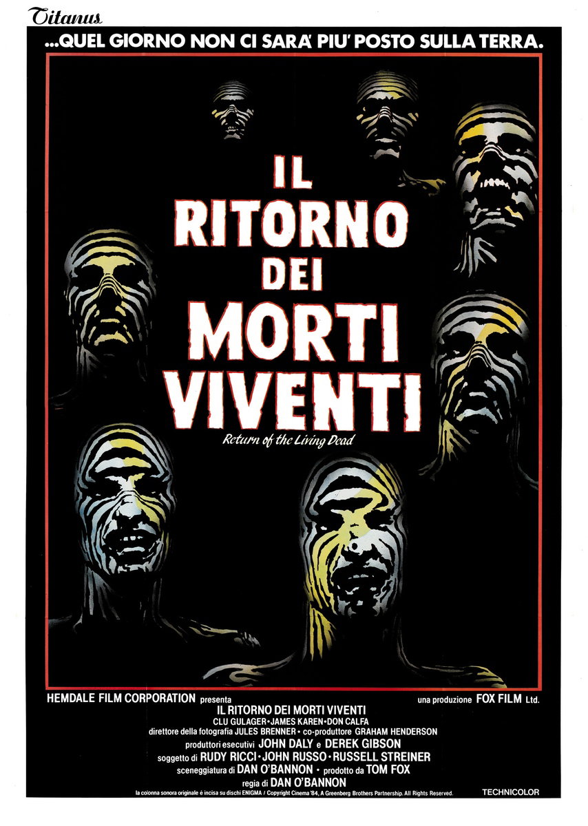 Manifesto 2 per il film Il ritorno dei morti viventi (1985)