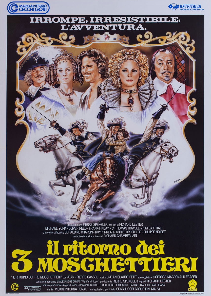 Il ritorno dei tre moschettieri - Manifesto 1
