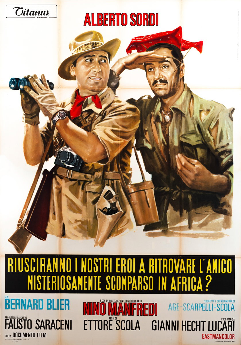 Manifesto 2 per il film Riusciranno i nostri eroi a ritrovare l'amico misteriosamente scomparso in Africa? (1968)