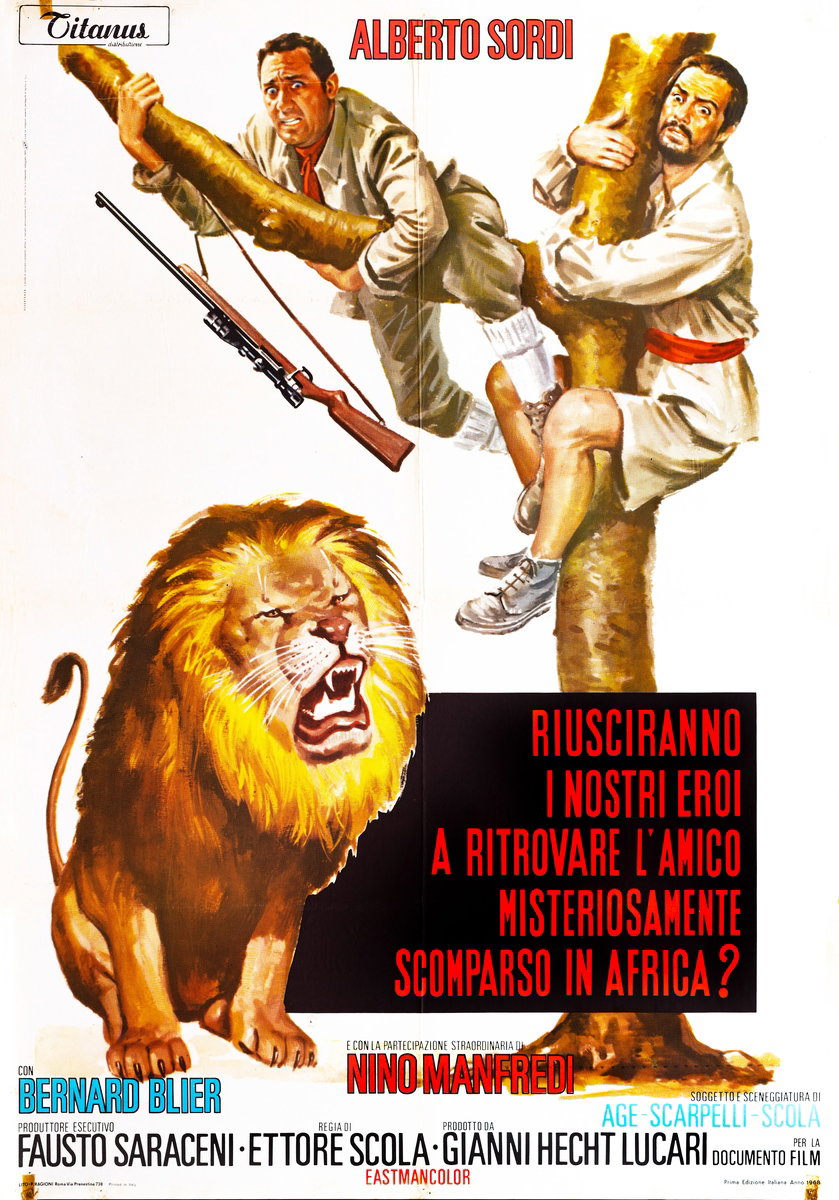Manifesto 3 per il film Riusciranno i nostri eroi a ritrovare l'amico misteriosamente scomparso in Africa? (1968)