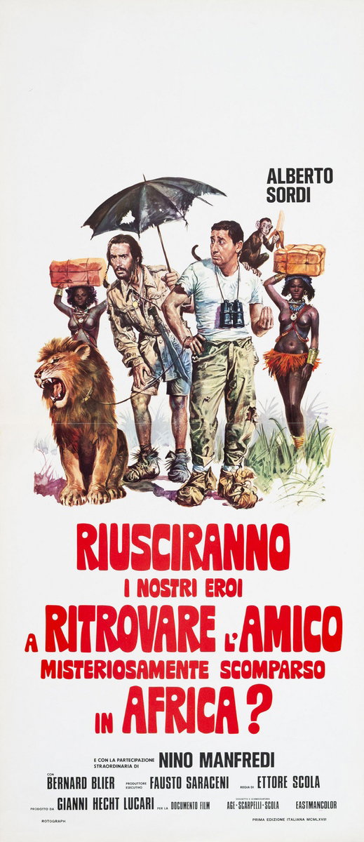 Locandina 2 per il film Riusciranno i nostri eroi a ritrovare l'amico misteriosamente scomparso in Africa? (1968)