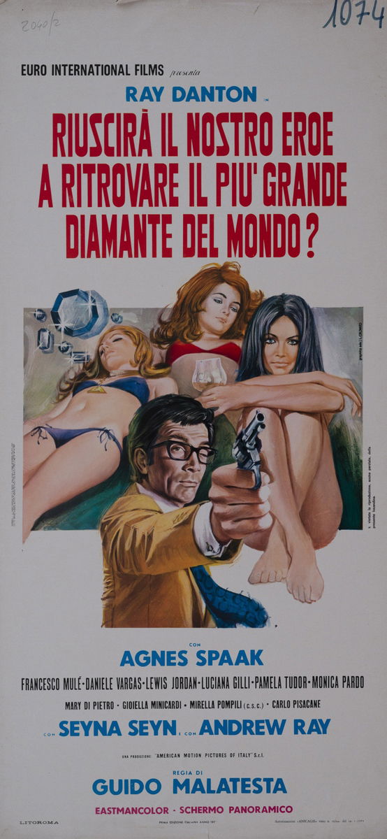 Riuscirà il nostro eroe a ritrovare il più grande diamante del mondo? - Locandina 1