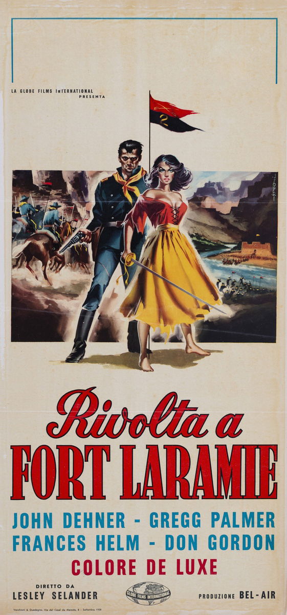 Revolt at Fort Laramie - Lobby Card 1