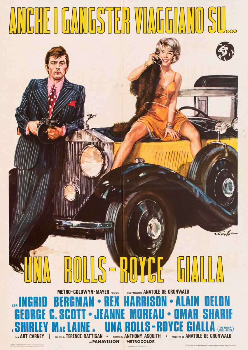 Una Rolls-Royce gialla - Manifesto 1