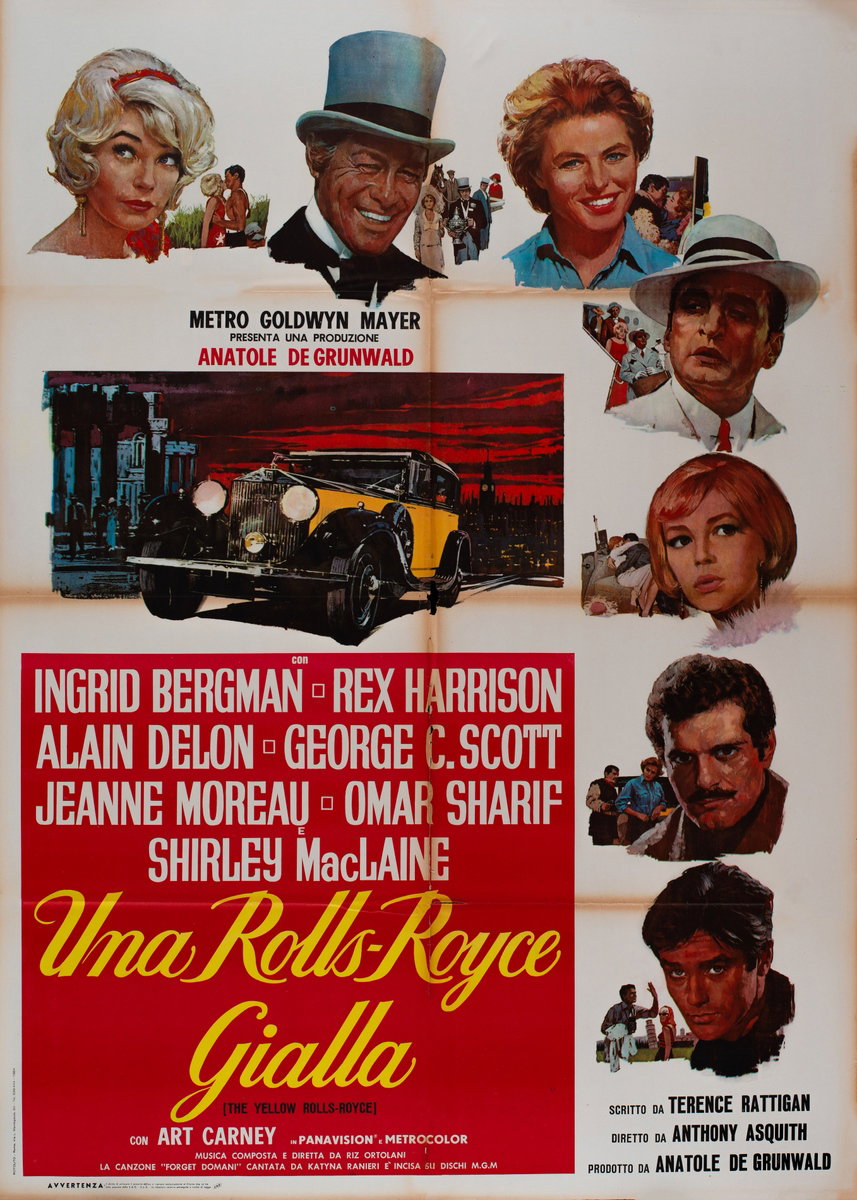 Manifesto 2 per il film Una Rolls-Royce gialla (1964)