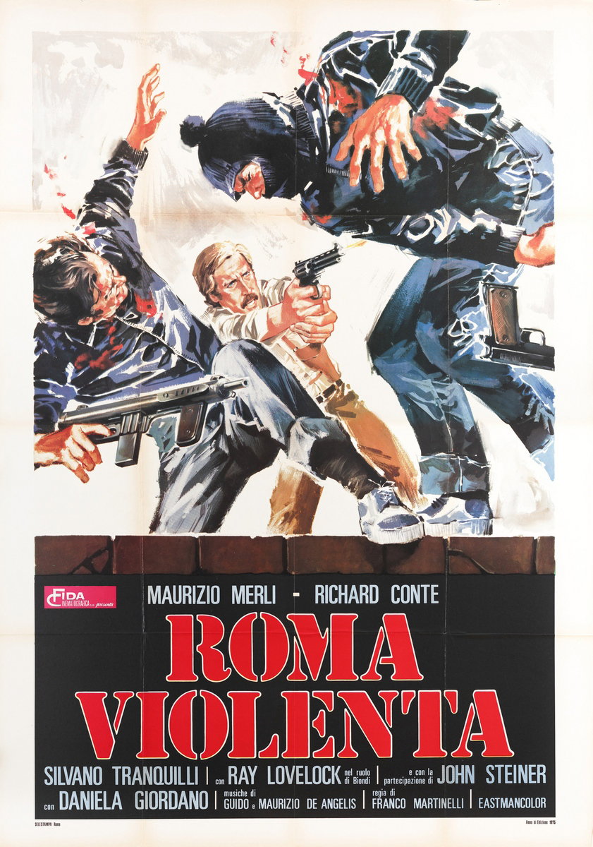Poster 2 for the film Violent Rome (1975)