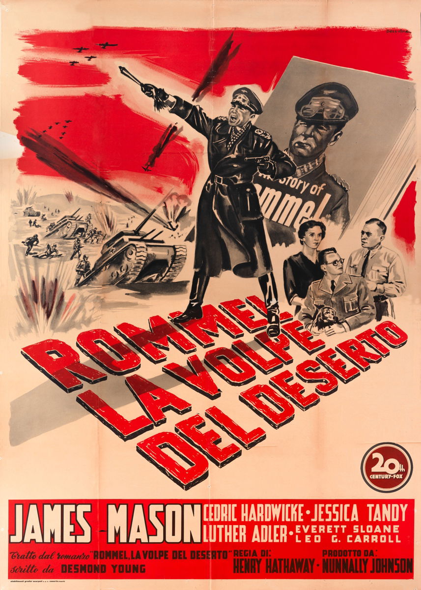 Rommel la volpe del deserto - Manifesto 1