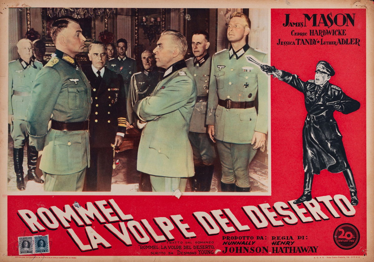 The Desert Fox: The Story of Rommel - Fotobusta 1