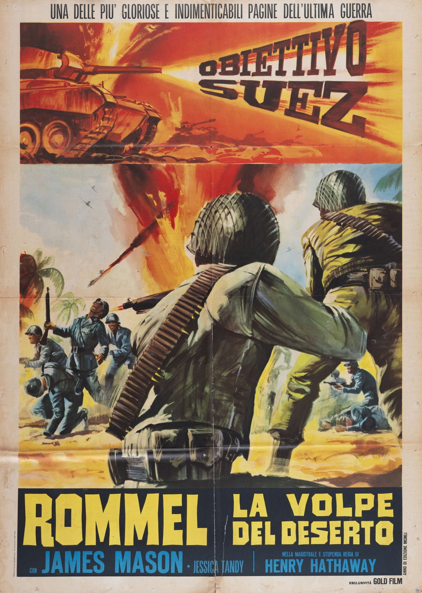 Rommel la volpe del deserto - Manifesto 2