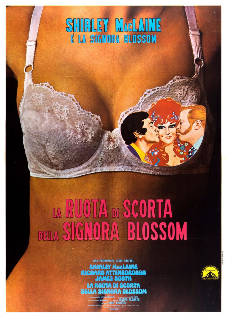 La ruota di scorta della signora Blossom - Manifesto 1