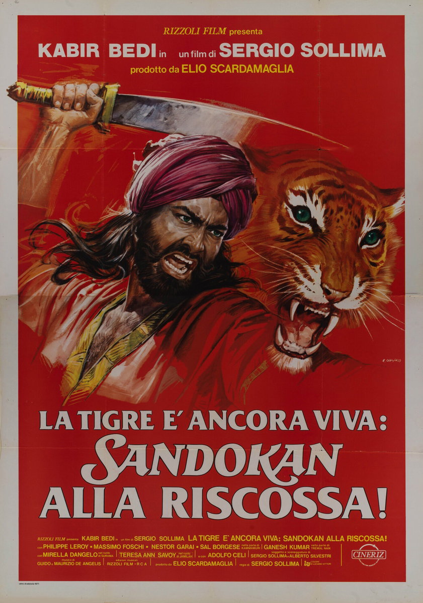 La tigre è ancora viva: Sandokan alla riscossa! - Manifesto 2