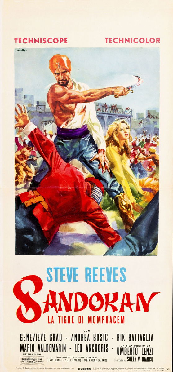 Sandokan, la tigre di Mompracem - Locandina 1