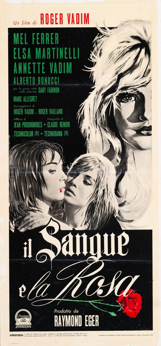 Il sangue e la rosa - Locandina 1