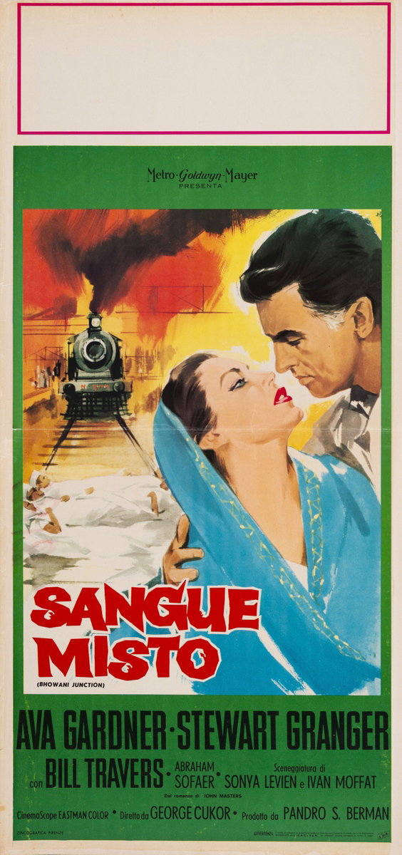 Locandina 2 per il film Sangue misto (1956), dipinto da Silvano Campeggi (Nano)