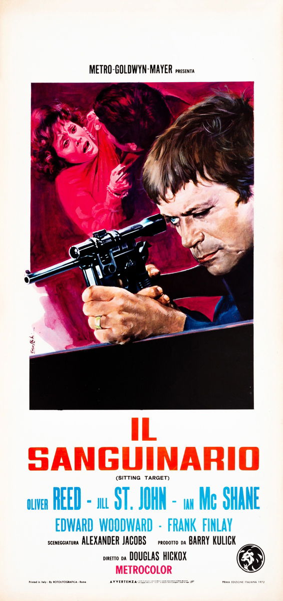 Sitting Target - Lobby Card 1