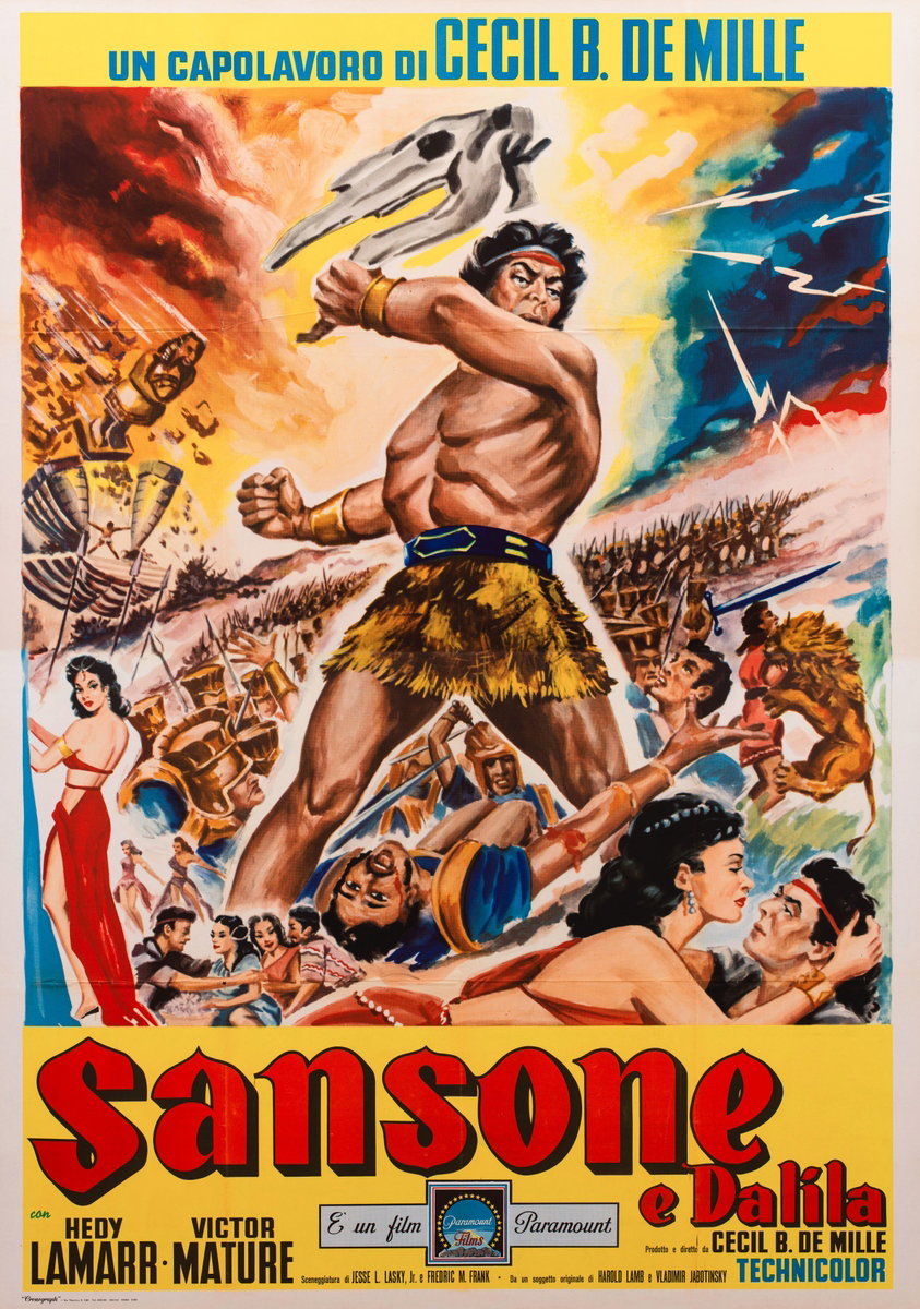 Poster 2 for the film Samson and Delilah (1949)