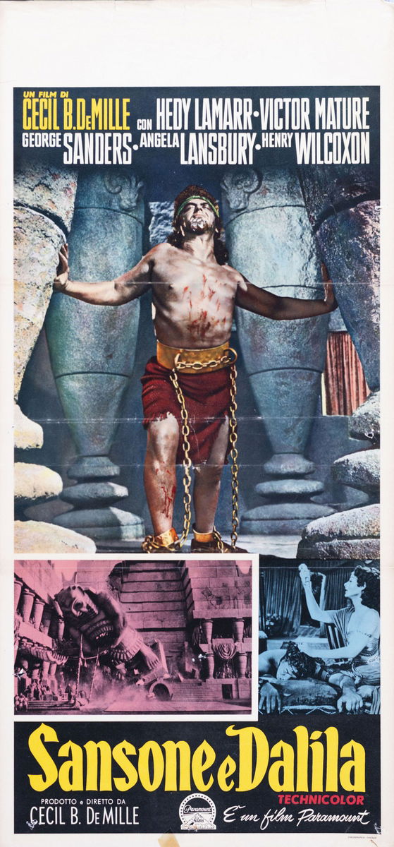 Samson and Delilah - Lobby Card 1